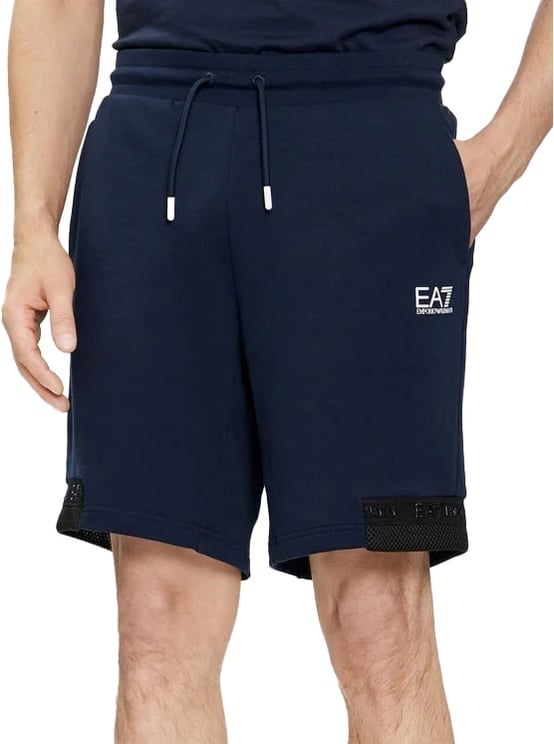 EA7 Short navy Blauw