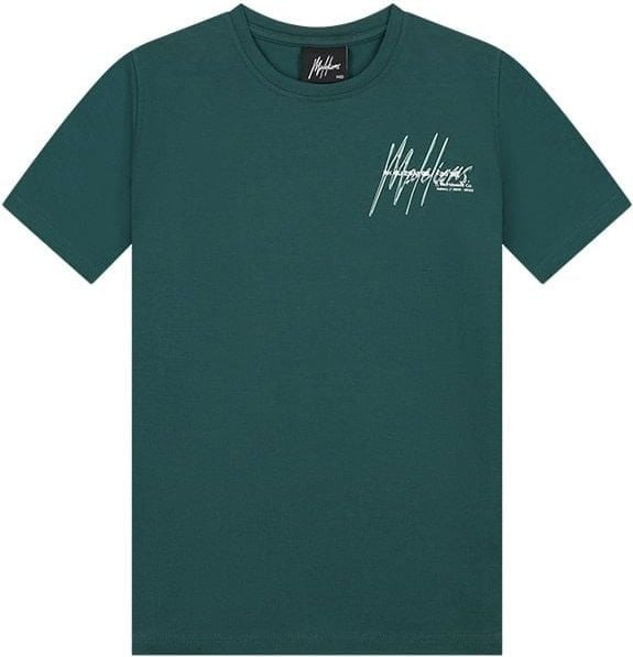 Malelions Malelions Junior Space T-Shirt - Dark Green/Mint Groen