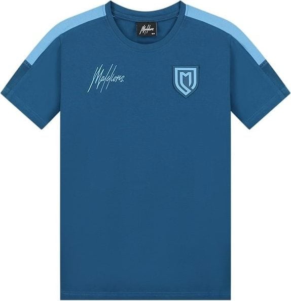 Malelions Malelions Junior Sport Transfer T-Shirt - Navy/Light Blue Blauw