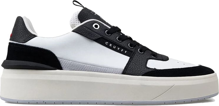 Cruyff Endorsed Tennis Sneakers Heren Wit/Zwart Wit
