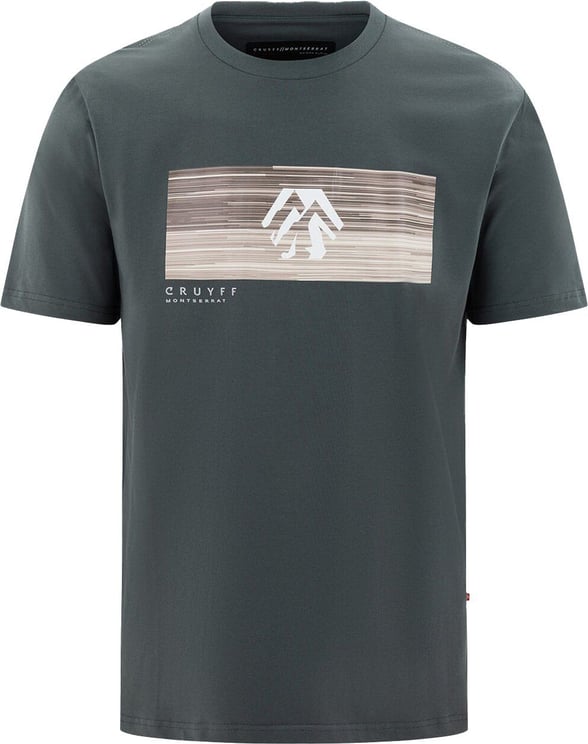 Cruyff Prima T-Shirt Heren Donkergrijs Grijs