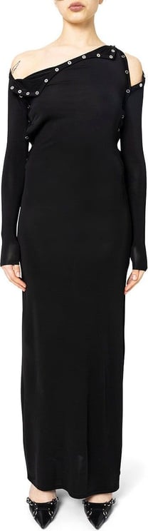 Y-project SNAP OFF LONG SLEEVE DRESS BLACK Divers