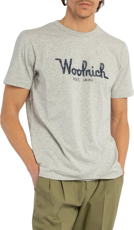 Woolrich Woolrich T-shirts and Polos Grijs