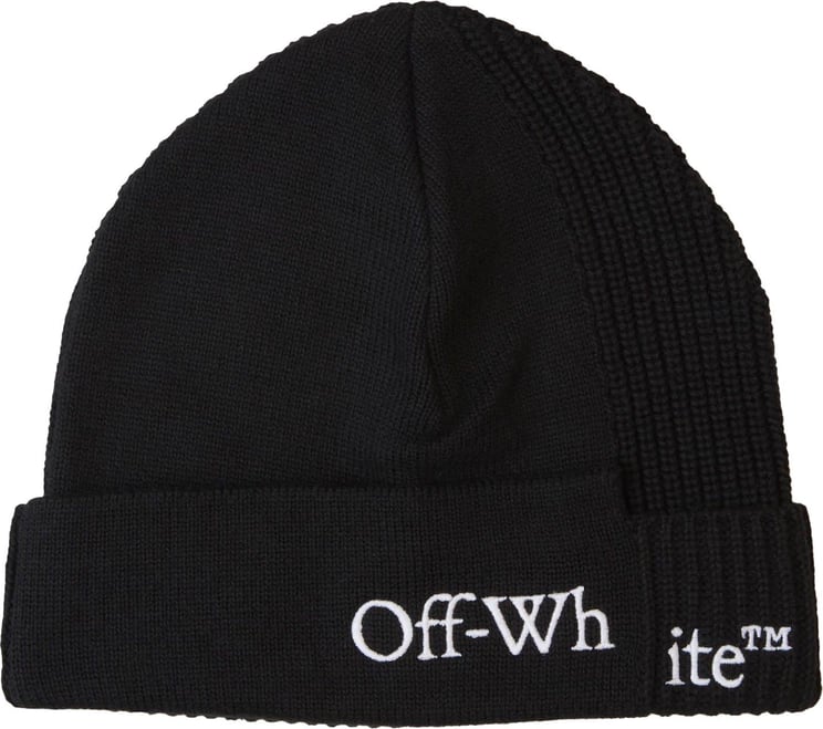 OFF-WHITE Embroidered Logo Hat Zwart