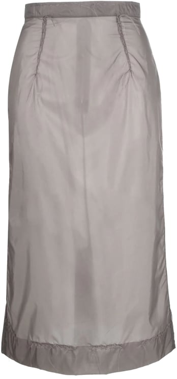 Maison Margiela See-through Midi Skirt Anthracite Grijs