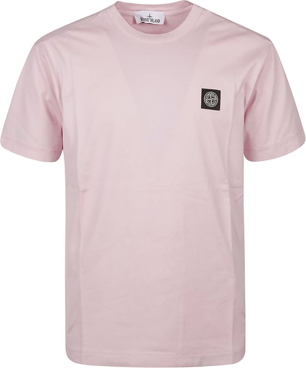 Stone Island T-shirt Pink & Purple Roze