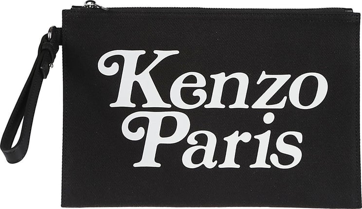 Kenzo Large Clutch Bag Black Zwart
