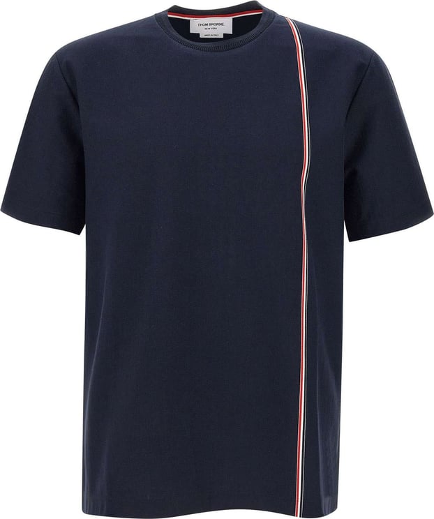 Thom Browne T-shirts And Polos Blue Blauw