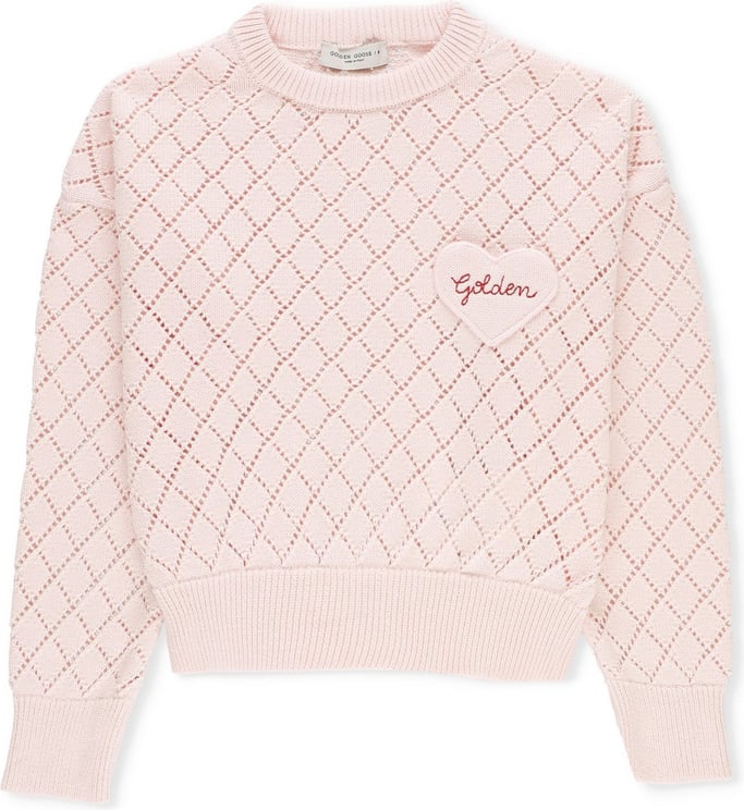 Golden Goose Sweaters Pink Neutraal