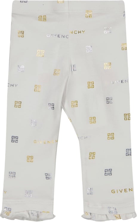 Givenchy Givenchy Baby Meisjes Legging Wit Wit