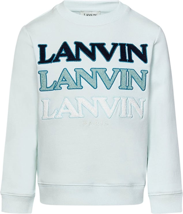 Lanvin Lanvin Sweaters Clear Blue Blauw