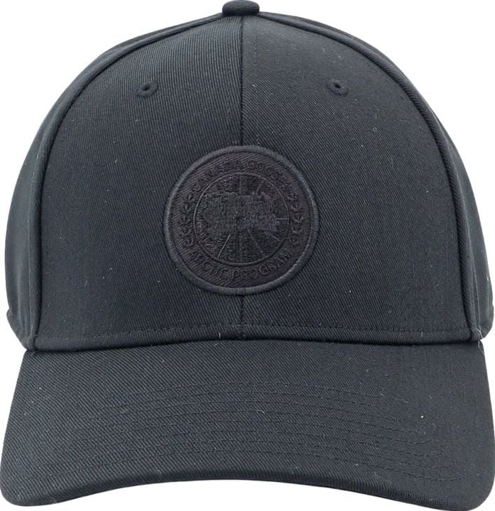 Canada Goose Unisex hat with logo patch Zwart