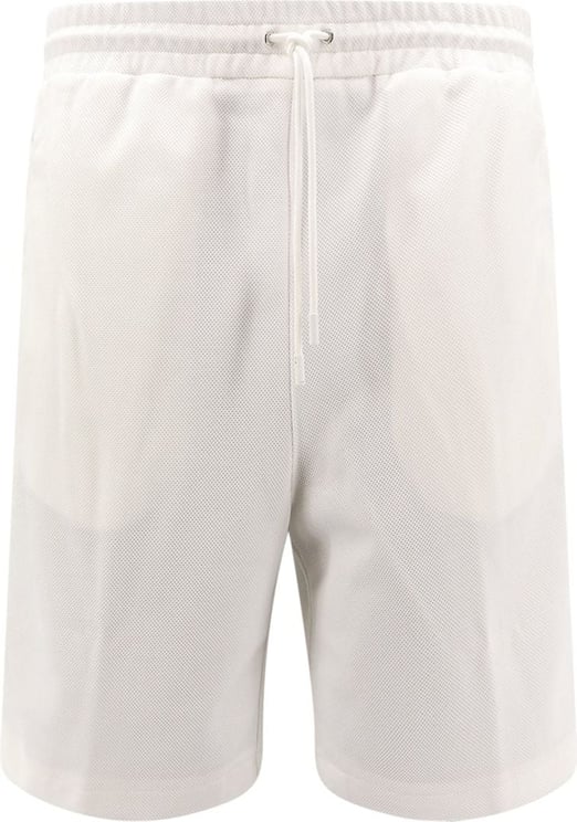 Gucci Cotton blend bermuda shorts with iconic Web detail Wit