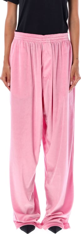 Balenciaga Velvet jogging pants Roze