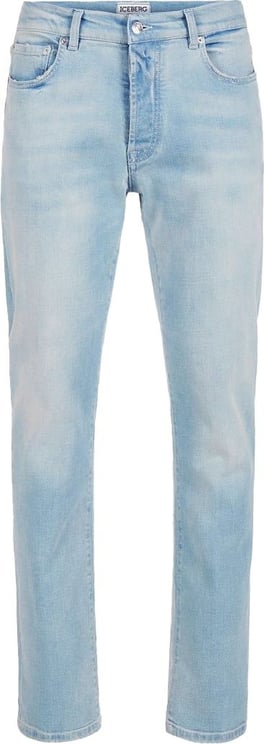 Iceberg 5 pocket jeans with logo Blauw