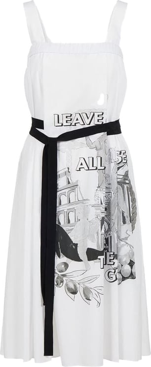 Iceberg Pleated dress with Roma print Divers