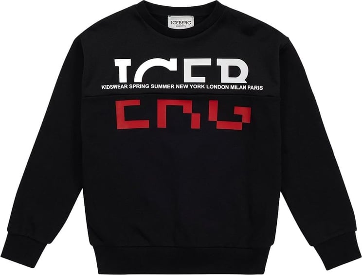 Iceberg Kids - Sweatshirt with logo Zwart