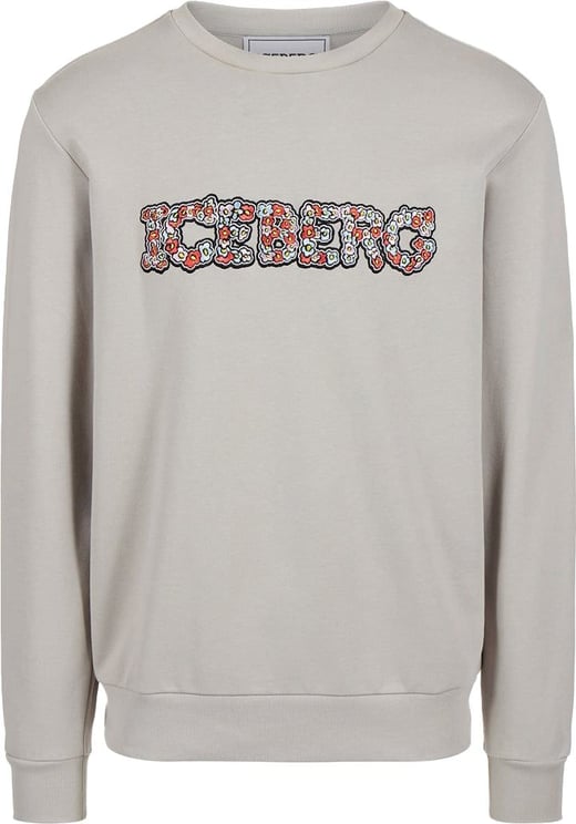 Iceberg Sweatshirt with floral logo Wit
