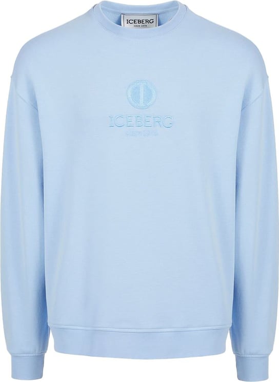 Iceberg Sweatshirt with logo Blauw