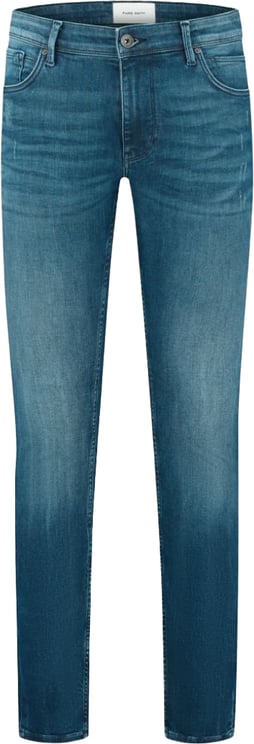 Pure Path Pure Path The Jone Skinny Fit Jeans Denim Dark Blue Blauw