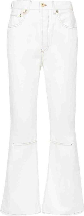 Jacquemus Trousers White Wit