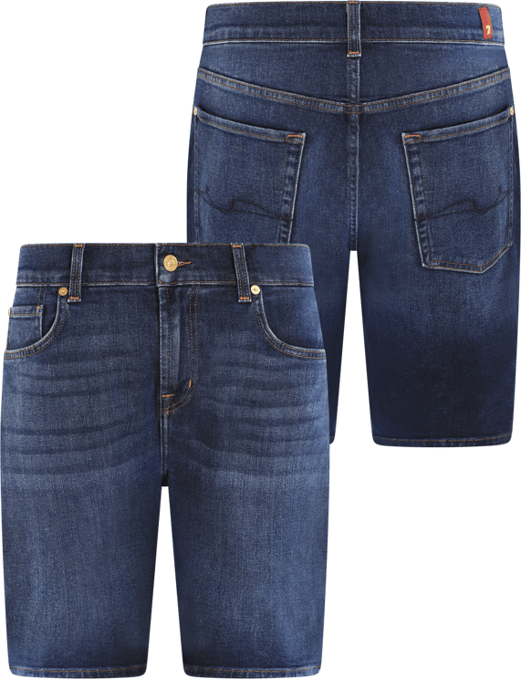 7 For All Mankind Heren Straight Short Blauw