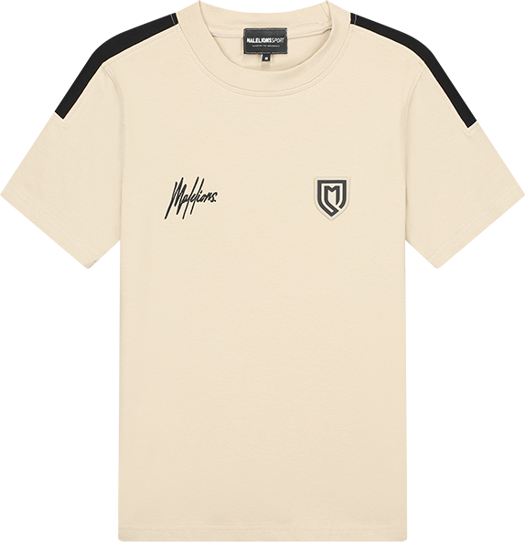 Malelions Malelions Sport Fielder T-Shirt - Beige/Black Beige