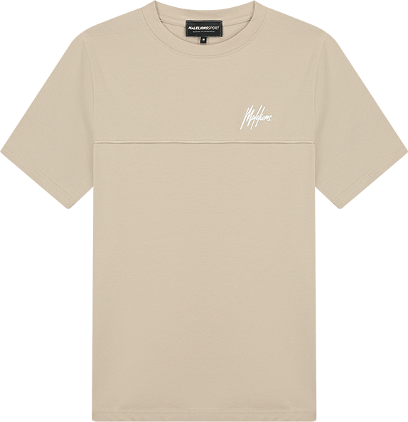 Malelions Sport Counter T-Shirt - Taupe