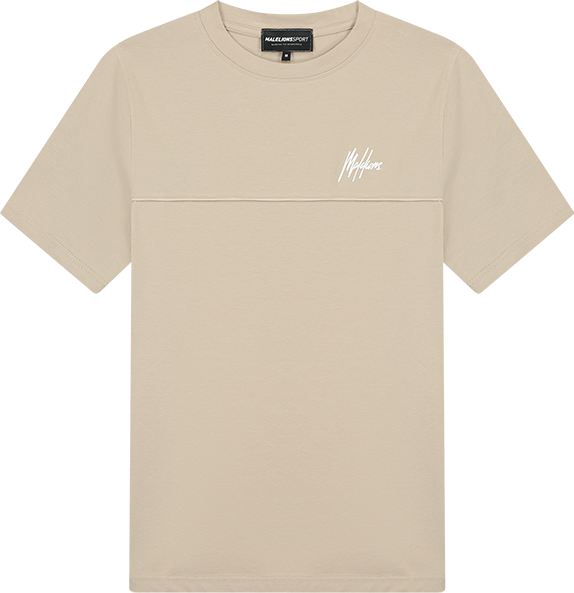 Malelions Malelions Sport Counter T-Shirt - Taupe Beige