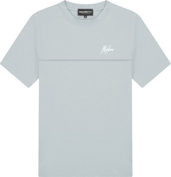 Malelions Sport Counter T-Shirt - Light Blue