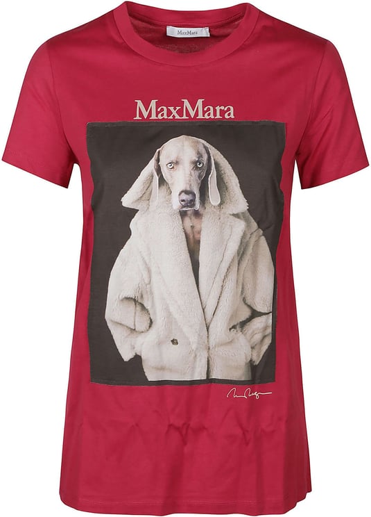 Max Mara Valido T-shirt Red Rood