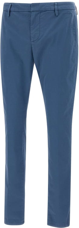 Dondup Trousers Blue Blauw