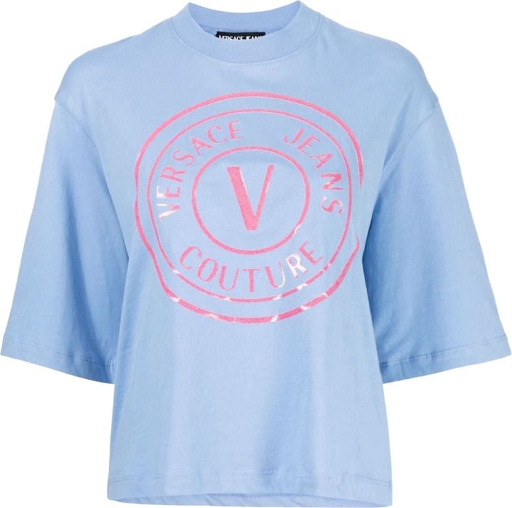 Versace Jeans Couture Versace Jeans Couture T-shirts And Polos Blue Blauw