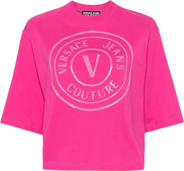 Versace Jeans Couture Versace Jeans Couture T-shirts And Polos Fuchsia Paars