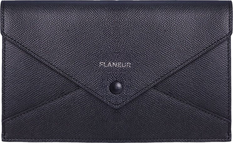FLÂNEUR Envelope Mini Bag Black Zwart