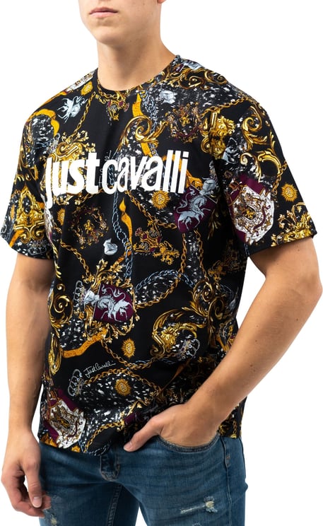 Roberto Cavalli Magliette T-Shirt Zwart