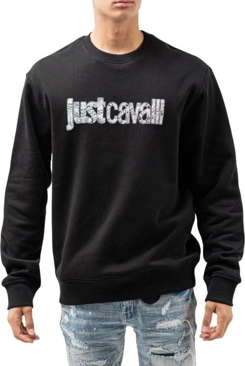 Roberto Cavalli Felpe Sweater Zwart