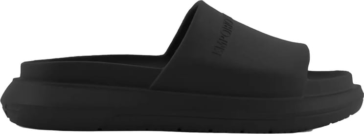 Emporio Armani Eva Monobloc Sandals Black Zwart