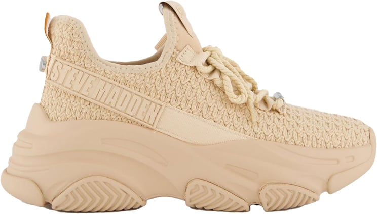 Steve Madden Dames Project Blush Sneaker Beige Beige