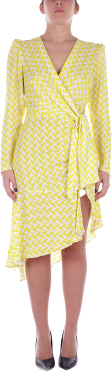 Elisabetta Franchi Dresses Yellow Geel