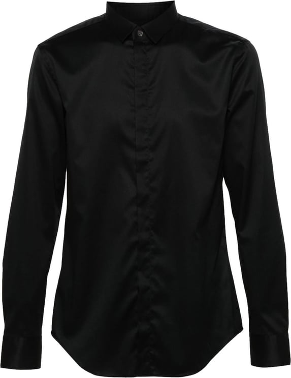 Emporio Armani Shirts Black Zwart
