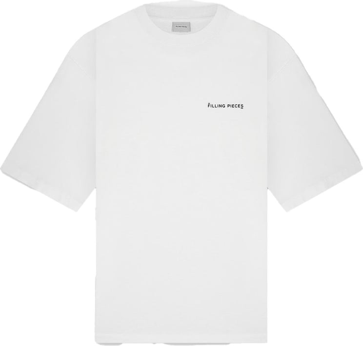 Filling Pieces T-Shirt Boxy White Wit