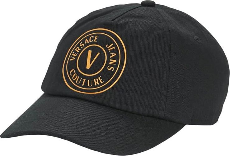 Versace Jeans Couture Versace Jeans Couture Cap V-Emblem Black/Gold Zwart