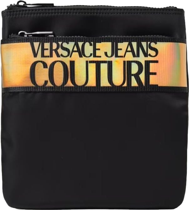 Versace Jeans Couture Versace Jeans Couture Crossbody Bag Range Iconic Logo Black/Gold Zwart