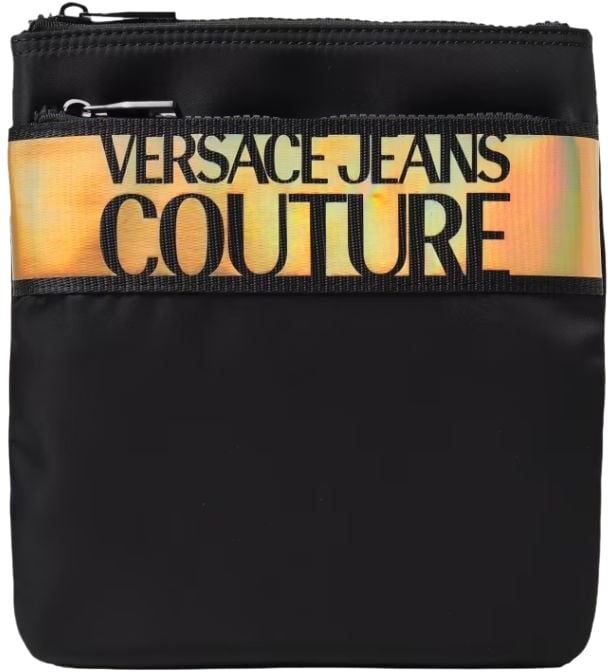 Versace Jeans Couture Versace Jeans Couture Crossbody Bag Range Iconic Logo Black/Gold Zwart