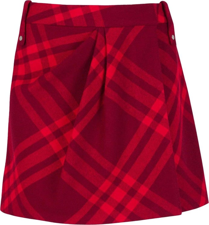 Burberry Plaid Pleated Skirt Divers