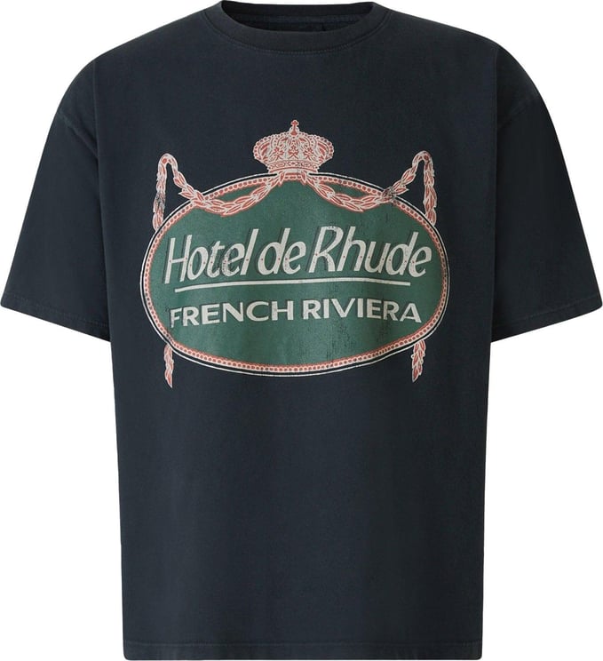 Rhude Printed Cotton T-shirt Divers