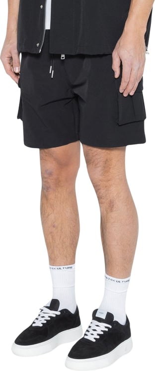 Don't Waste Culture Ariston Nylon cargo pants shorts Zwart
