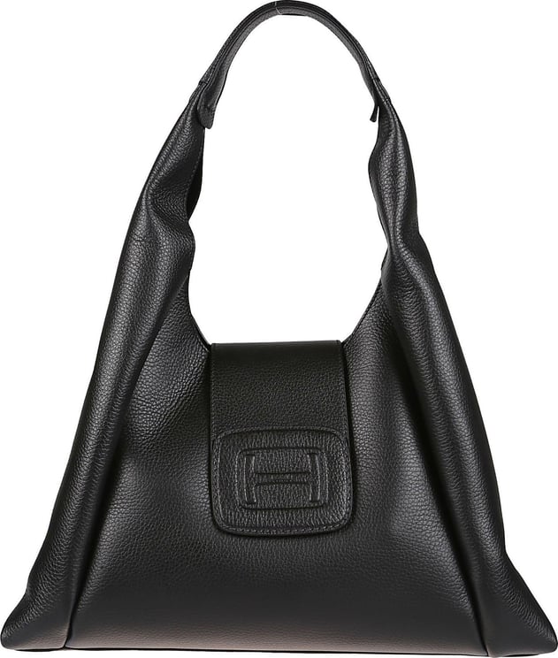 HOGAN Medium Hobo Bag Black Zwart