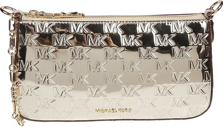 Michael Kors Medium Chain Pochette Bag Metallic Metallic